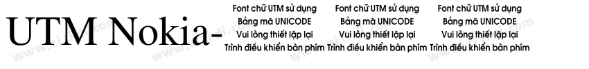 UTM Nokia字体转换